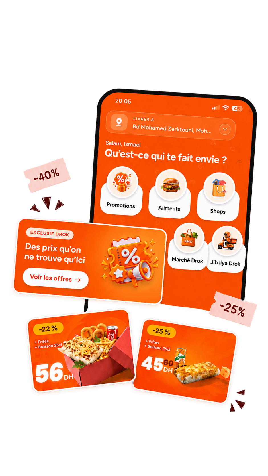 L'application DROK avec ses offres, ses services et Jib Lia